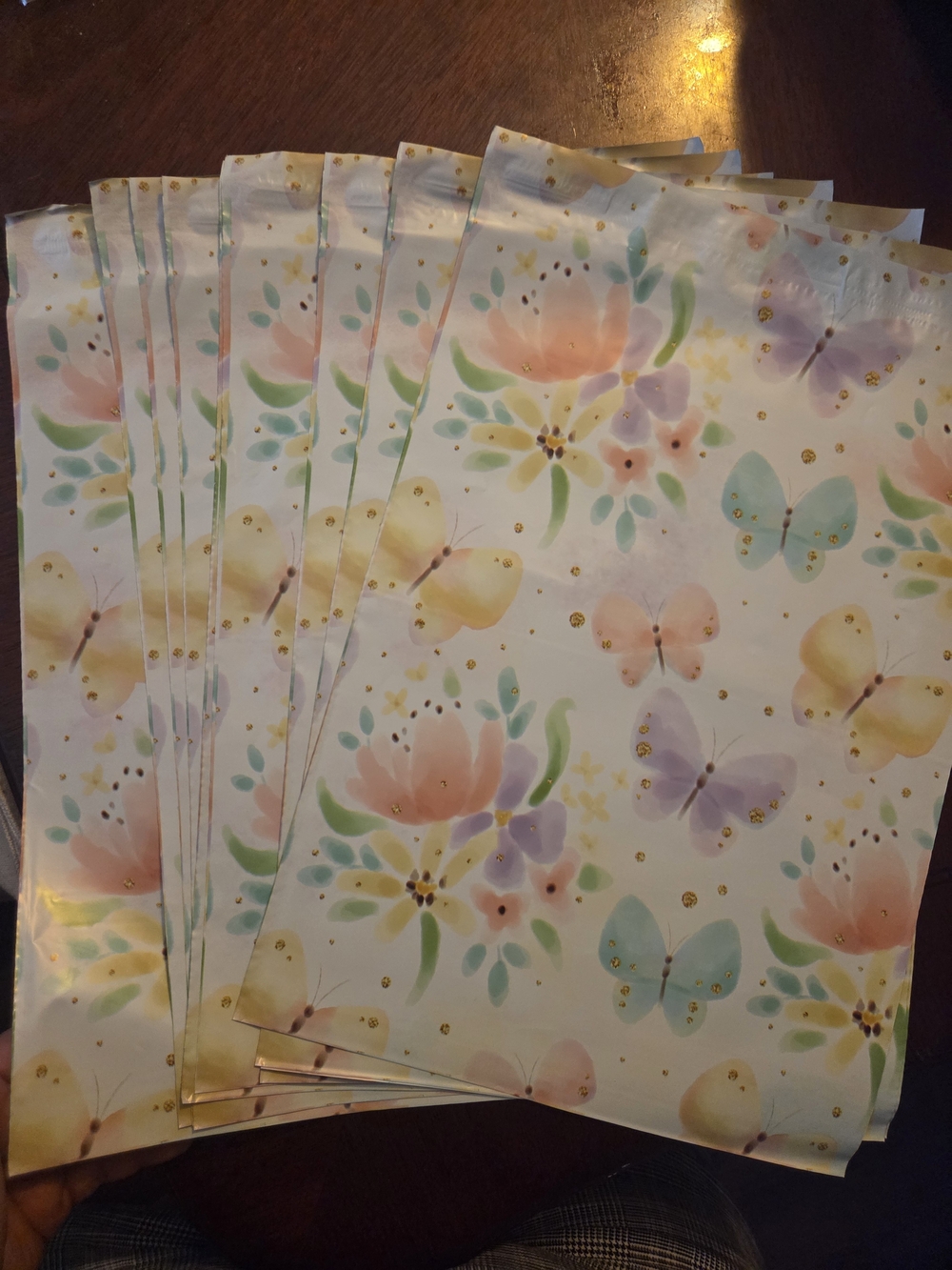 Floral Butterfly Polymailers